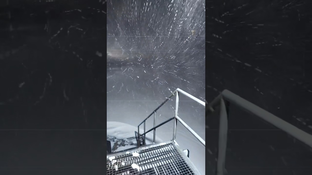 Joven muestra c&oacute;mo se vive una noche en la Ant&aacute;rtida #shortsvideo