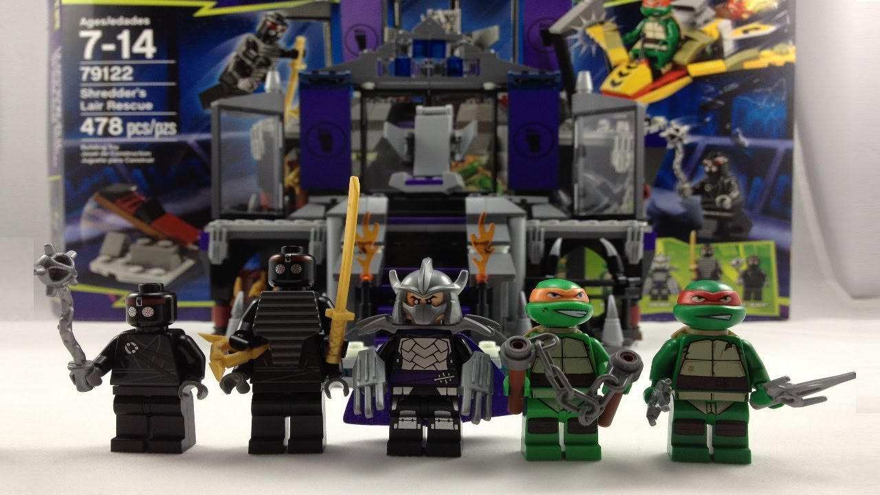 LEGO Teenage Mutant Ninja Turtles Shredder's Lair Rescue Review 79122
