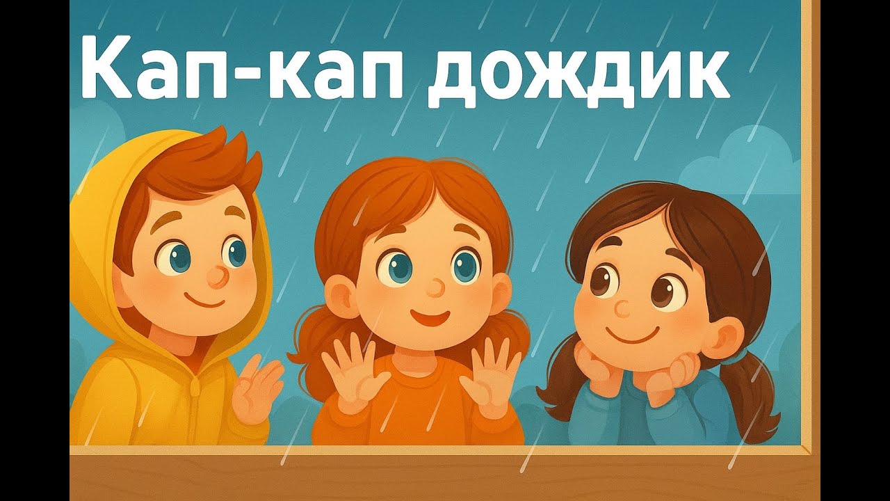 «Кап-кап дождик 🌧» песенка для детей