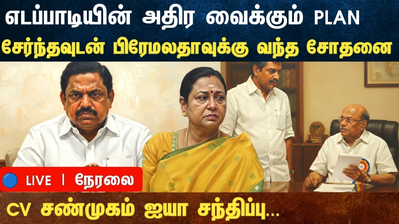 Athirstamchannel | எடப்பாடியின் அதிர வைக்கும் PLAN சேர்ந்தவுடன் பிரேமலதாவுக்கும் வந்த சோதனை |edapadi