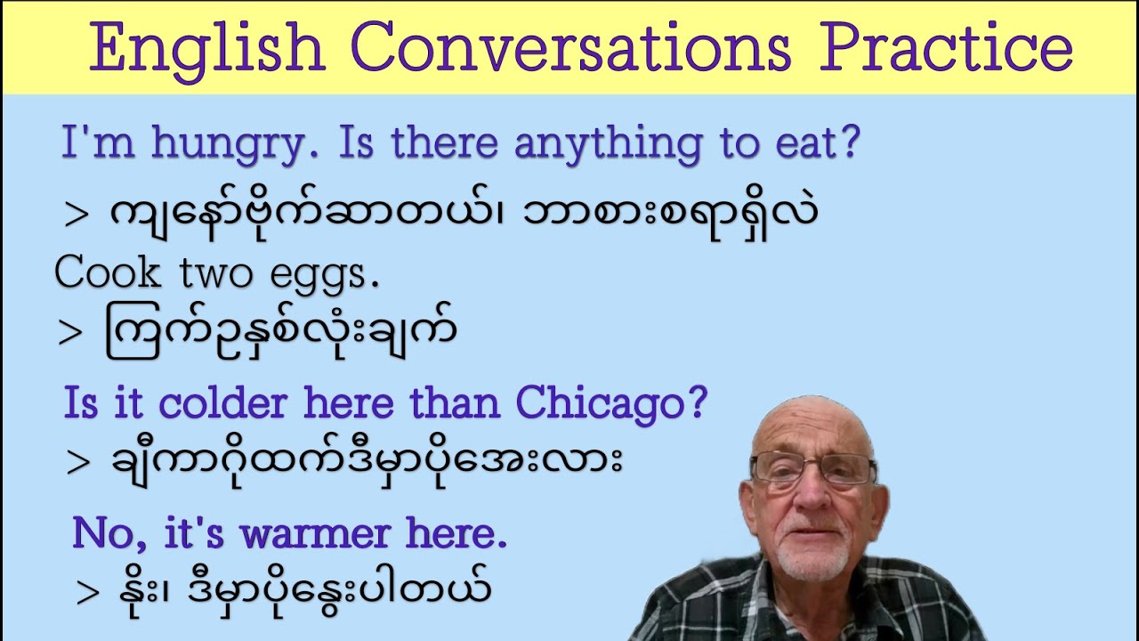 English Conversations Practice || I'm hungry. Is there anything to eat?