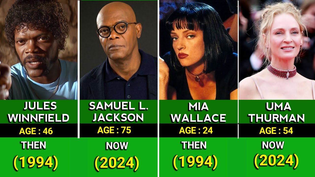 Pulp Fiction 1994 Cast Then And Now