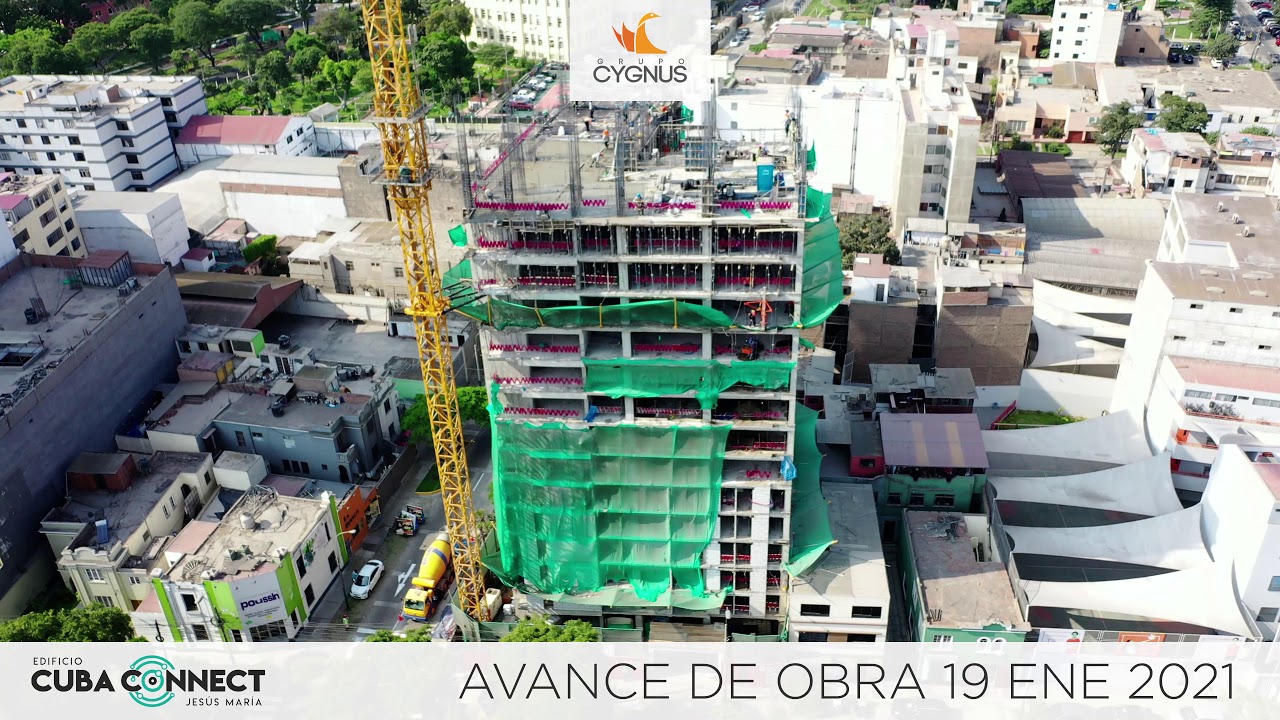 EDIFICIO CUBA CONNECT - AVANCE DE OBRA 19 ENERO 2021