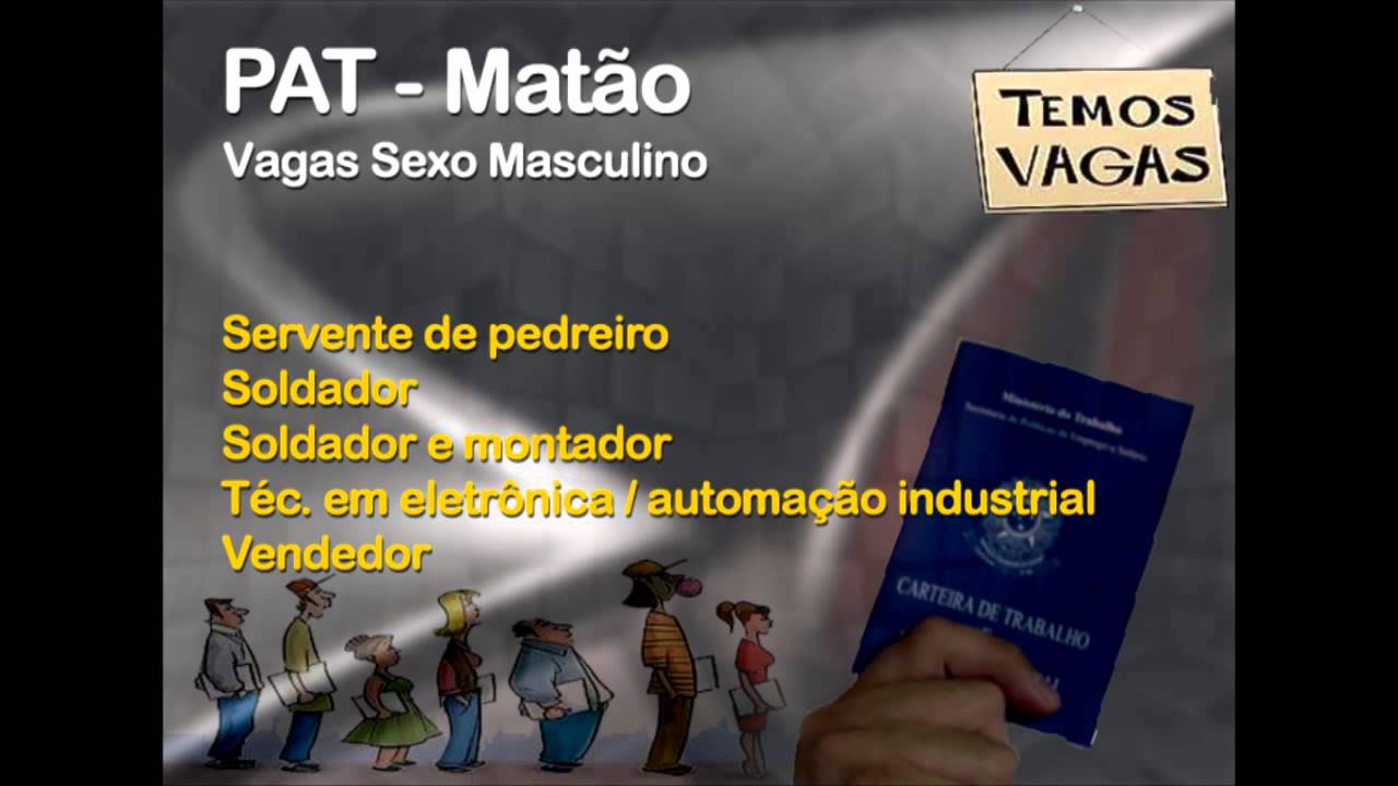 process.com.br - Vagas de Emprego PAT Mat&atilde;o - 26032013