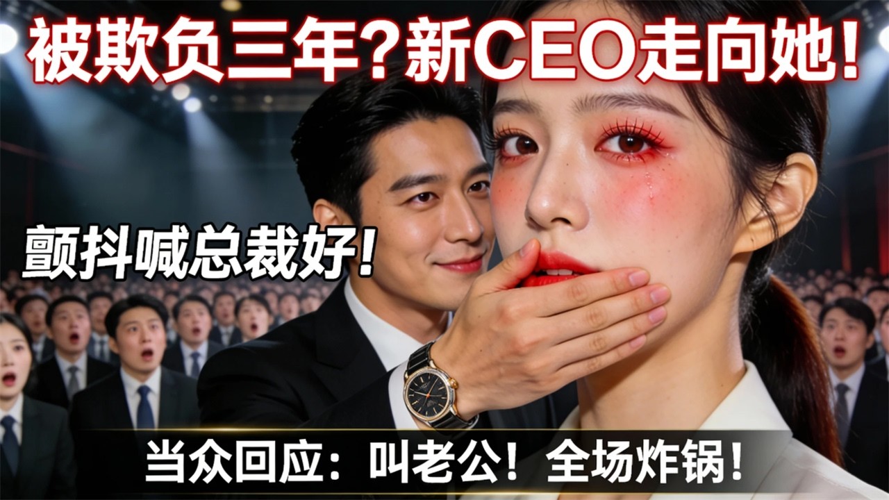 美国硅谷：被同事欺负三年的实习生，公司年会那天新任CEO走向她，全公司起立，她颤抖喊总裁好，他却当众说：叫老公！