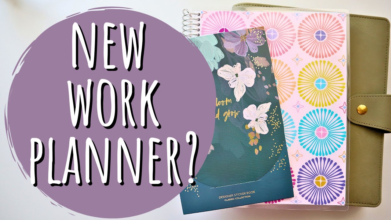 Updating My Planning System for Work | Erin Condren Haul! | A5 Rings Planner