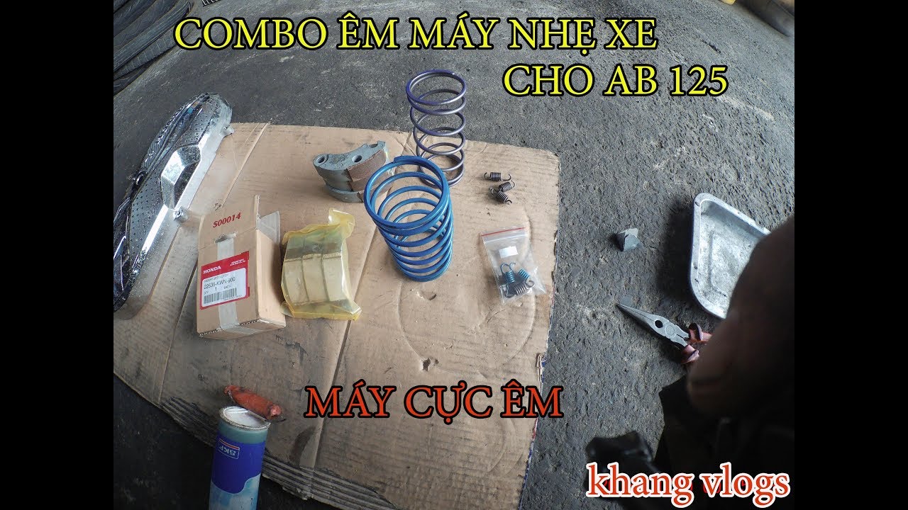 TRỊ DỨT ĐIỂM RUNG ĐẦU XE AB 125 ,ÊM XE NHẸ MÁY VỚI COMBO CẢI TIẾN MỚI