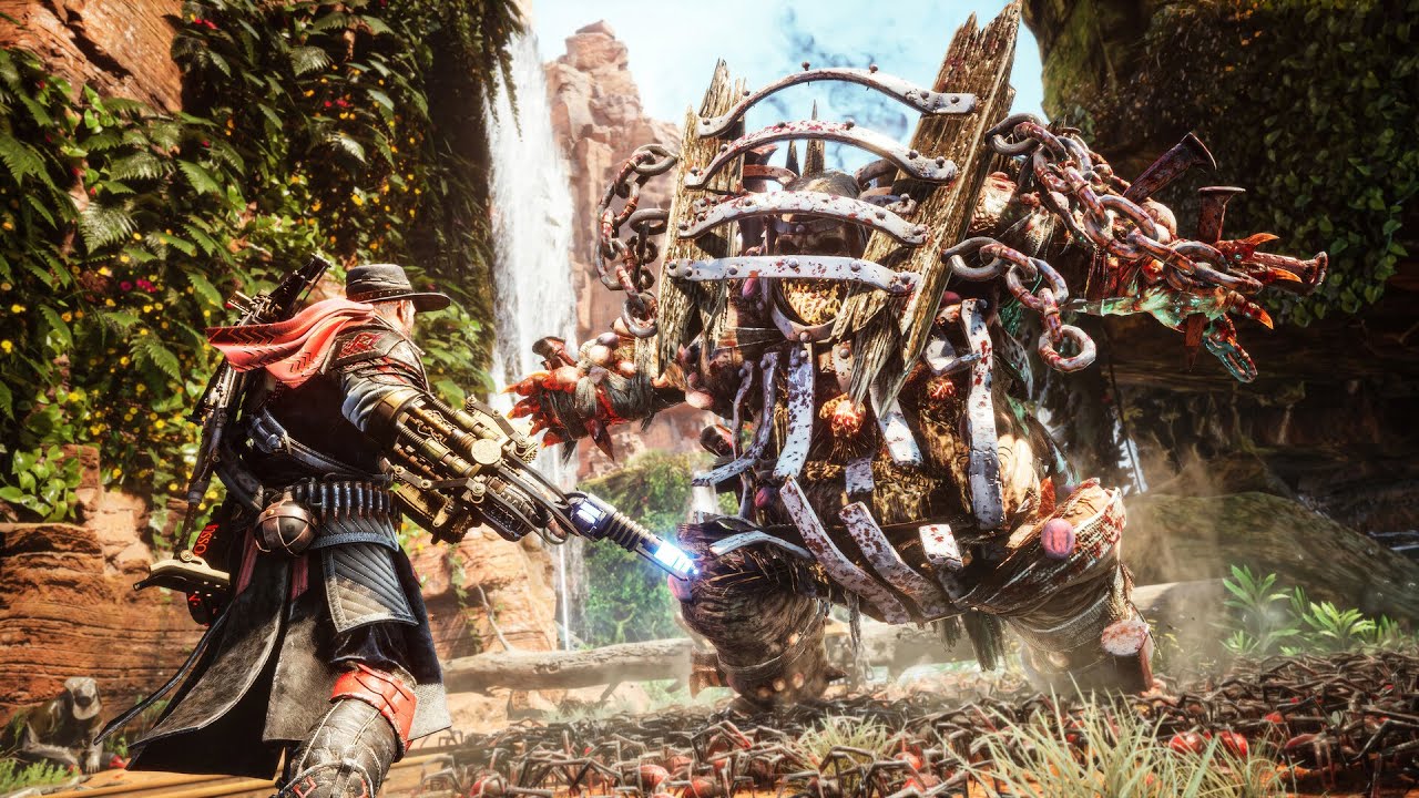 Carrion Husk Boss Fight - The Questionable Cargo / Evil West [4K 60FPS] Gameplay