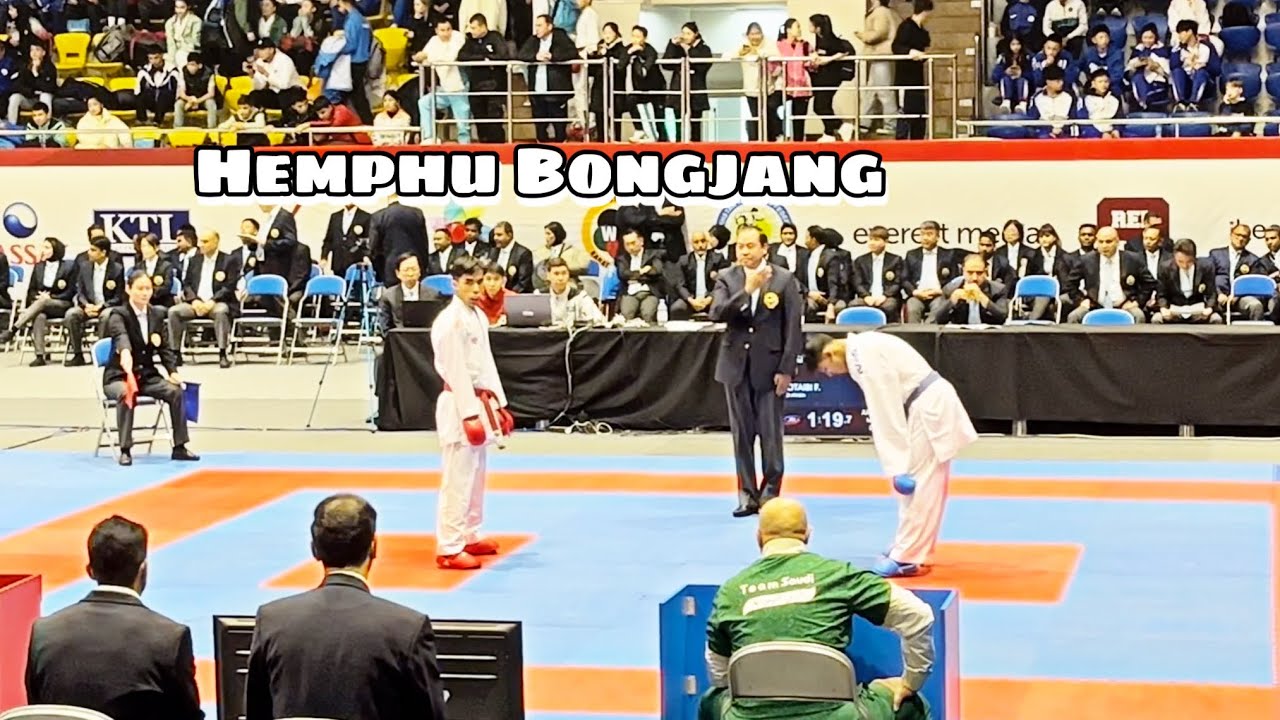 Hemphu Bongjang 21th Asian Cadet, Junior & U21 Karate Championship 2023 at Kazakhstan #karate