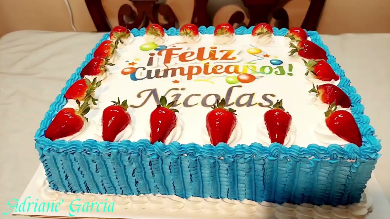 PASTEL DECORACION PARA PRINCIPIANTES 3 LECHES