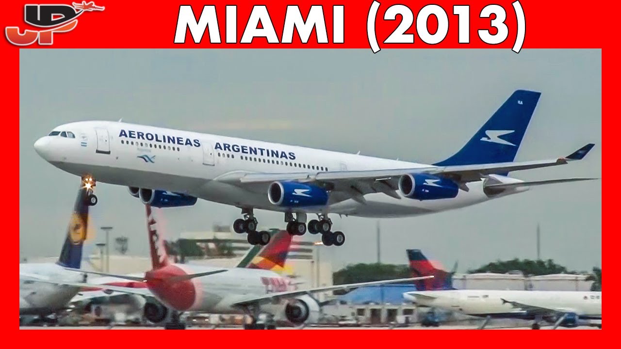 30mins of Plane Spotting Memories at MIAMI INTERNATIONAL (2013)