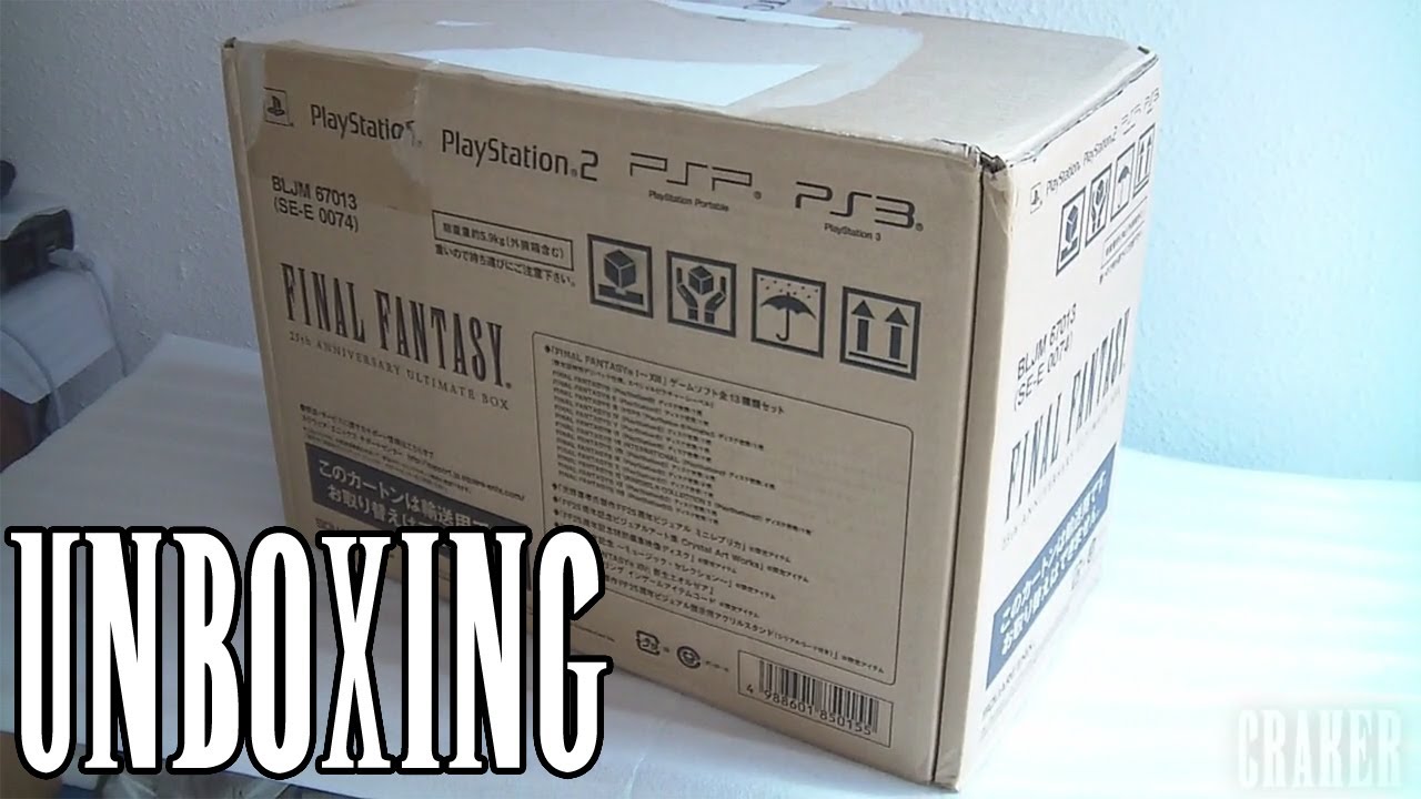 Final Fantasy 25th Anniversary Ultimate Box UNBOXING