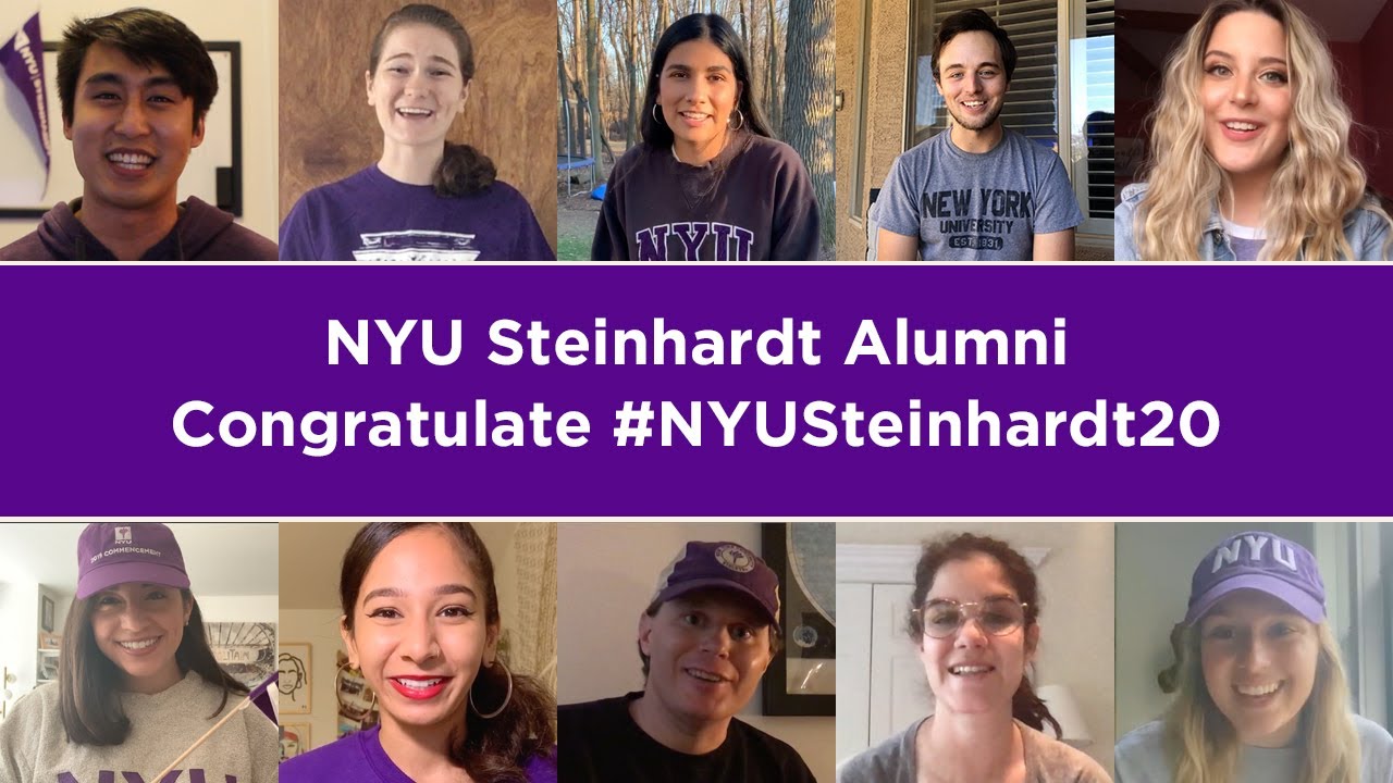 NYU Steinhardt Alumni Congratulate the Class of 2020 | #NYUSteinhardt20