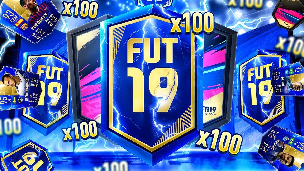 100 TEAM OF THE SEASON PACKS!!