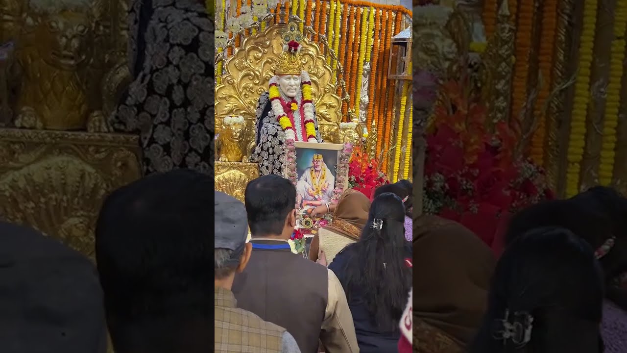 Live Darshan of Sai Charan Paduka From Shirdi at Lodhi Road Sai Mandir🌸🙏🏻