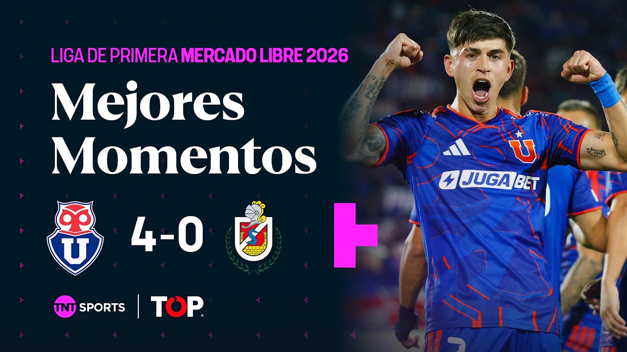 Compacto TOP | 🔵🔴 U. de Chile 4 - 0 🔴⚪ CD La Serena | Liga de Primera Mercado Libre 2026- Fecha 8