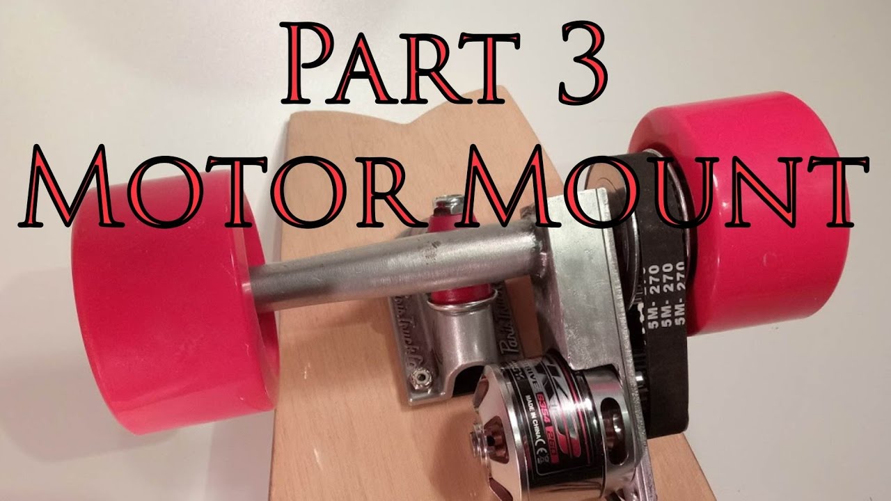 PART 3 - How to make Electric longboard - Motor Mount (Durafix Soldering)