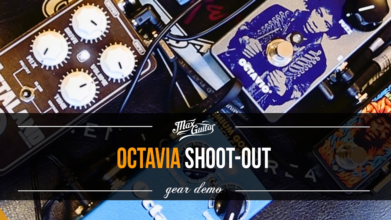 OCTAVIA SHOOTOUT! We compare 5 of them! King Tone Octaland, Fulltone Octafuzz, Dunlop and Beetronics