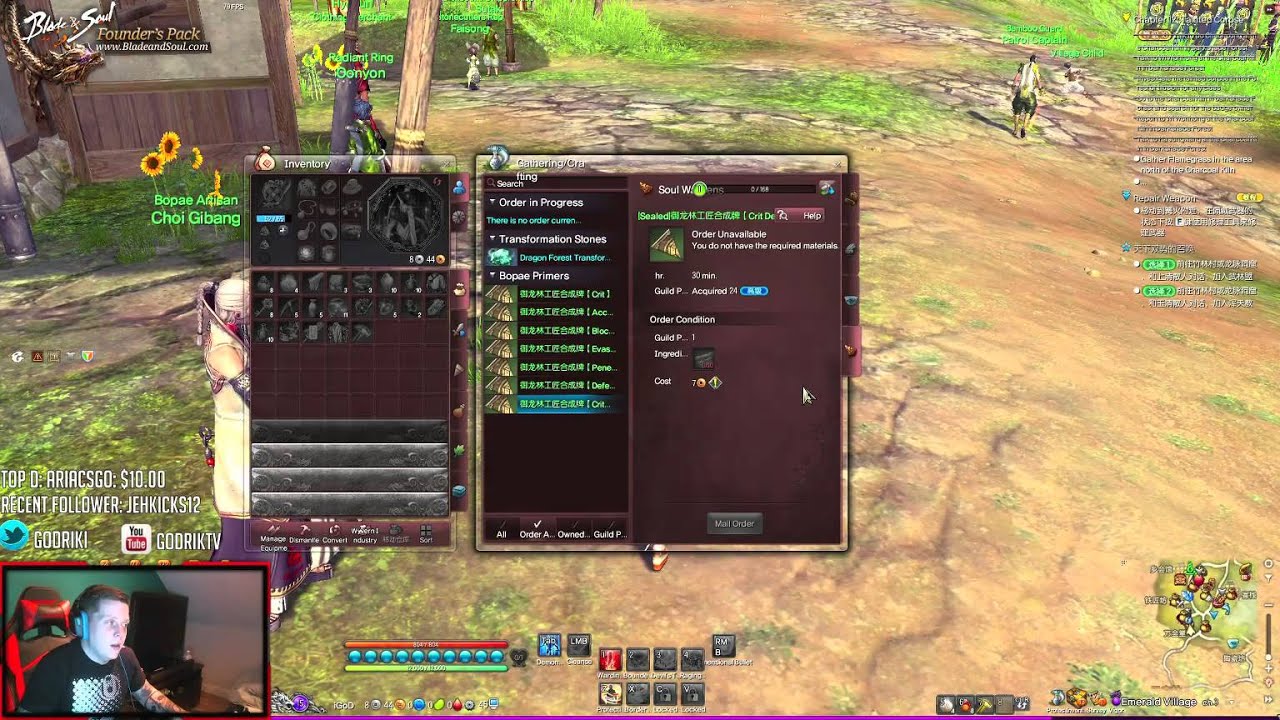 BnS Crafting and Soul Shield Explanation Walkthrough and Guide! Part 2