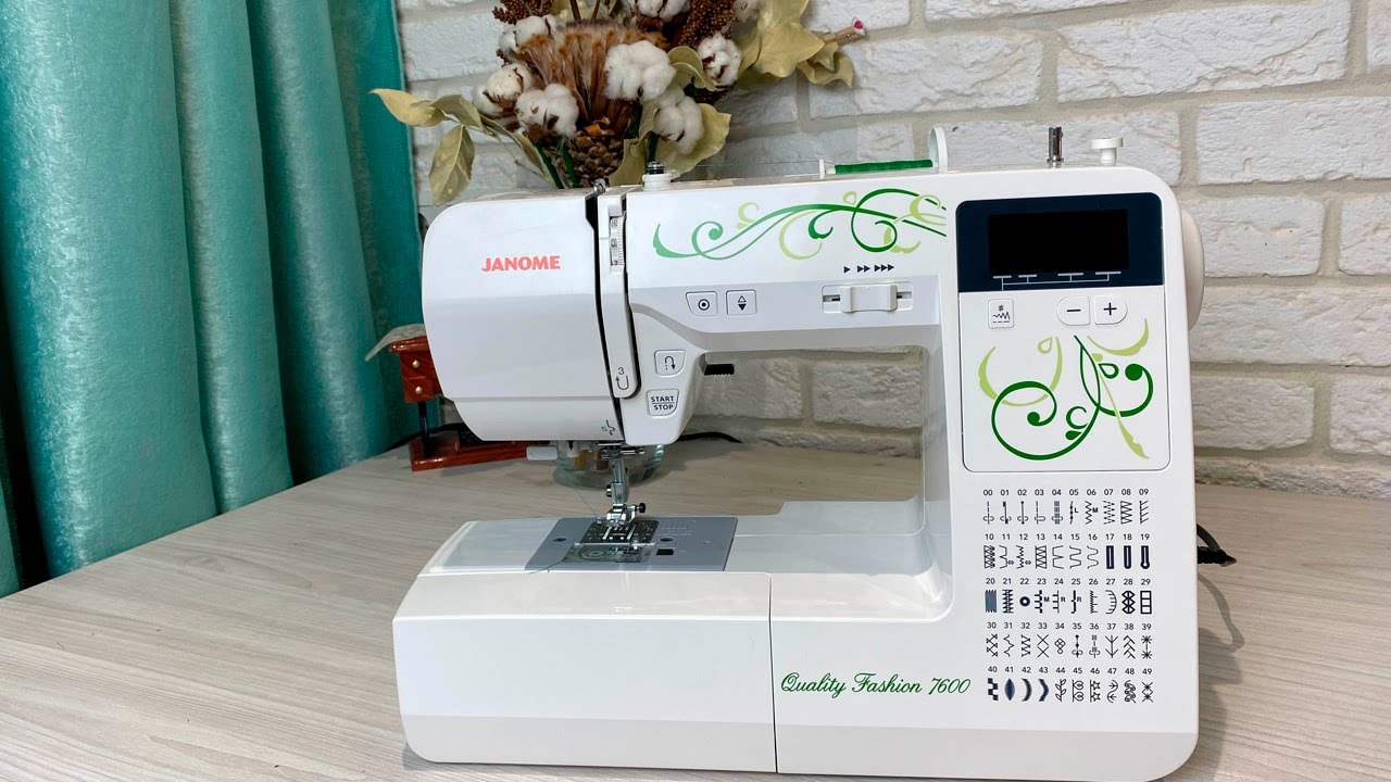 Обзор на швейную машинку janome fashion quality 7600