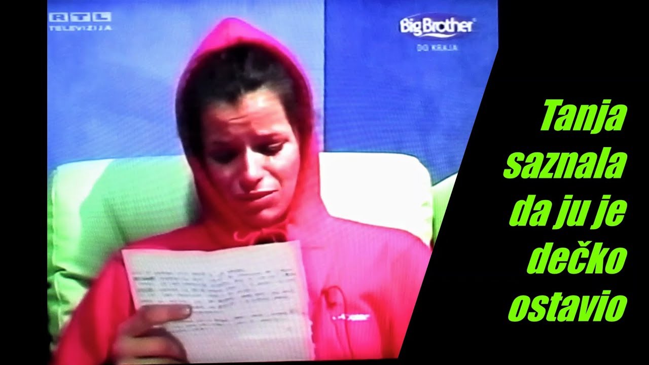 Big Brother 3 Hrvatska (2006) - Tanja saznaje da ju je dečko ostavio i našao drugu