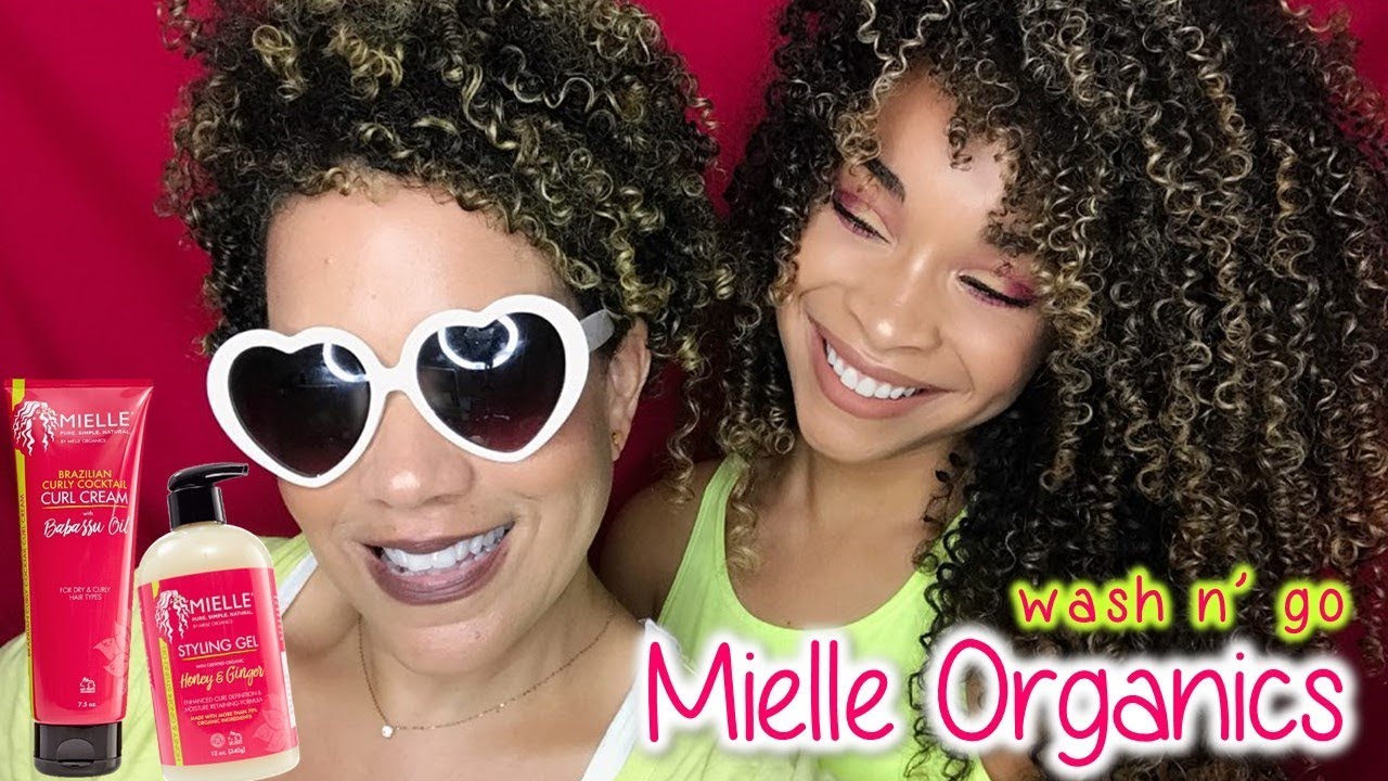 Mielle Organics | Curl Cream and Styling Gel Wash n' Go