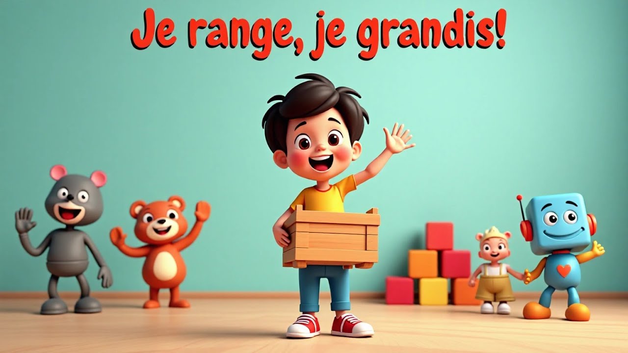 Eu arrumo, eu cresço! 🧸🎶 Canção educativa para crianças | Bons hábitos