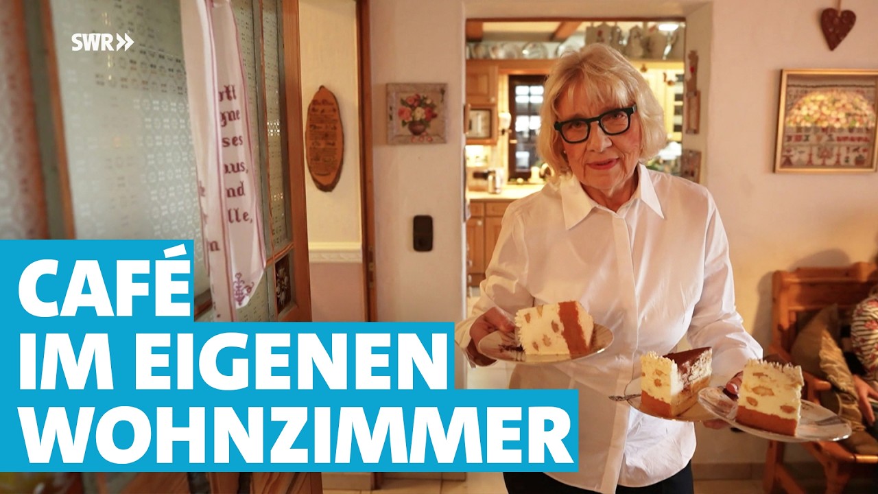 Ihr Wohnzimmer ist jetzt ein Café: Rentnerin Christel Weber und ihr "Café Röschen"