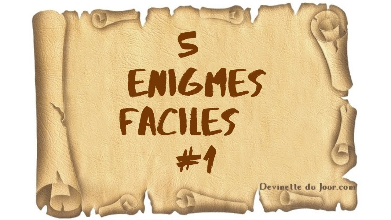 Teste ta logique avec ces 5 &eacute;nigmes faciles #1