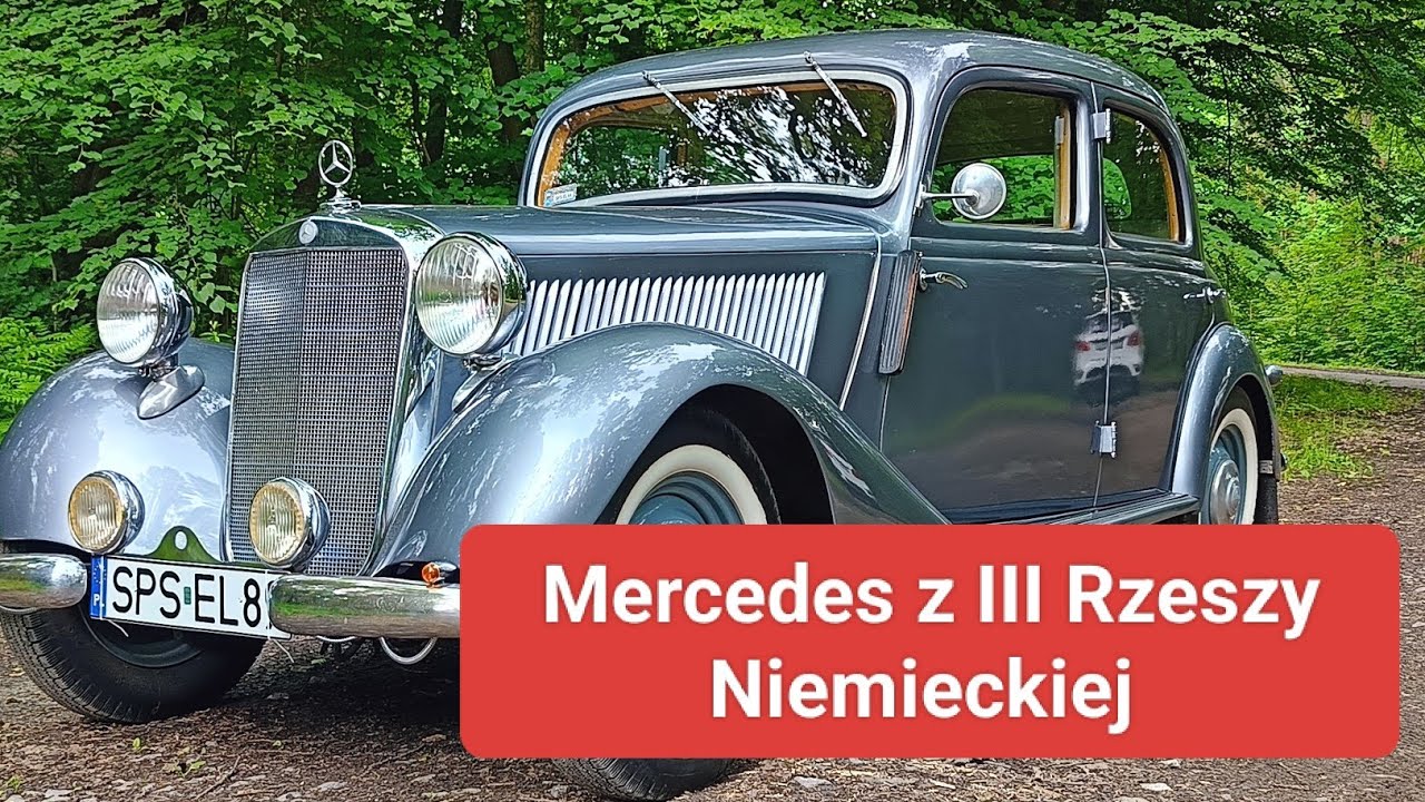 Mercedes Benz 170V 1939 rok na sprzedaż produkcji Rzeszy Niemieckiej. Brak sł&oacute;w nad stanem wozu.