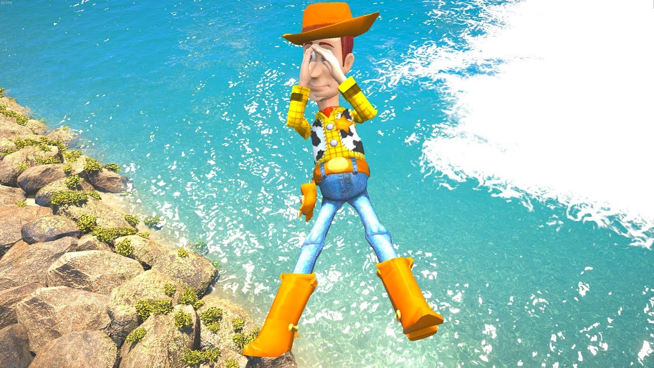 GTA 5 Water Ragdolls WOODY | Jumper/Falls vol.2 (Euphoria physics Funny Moments)