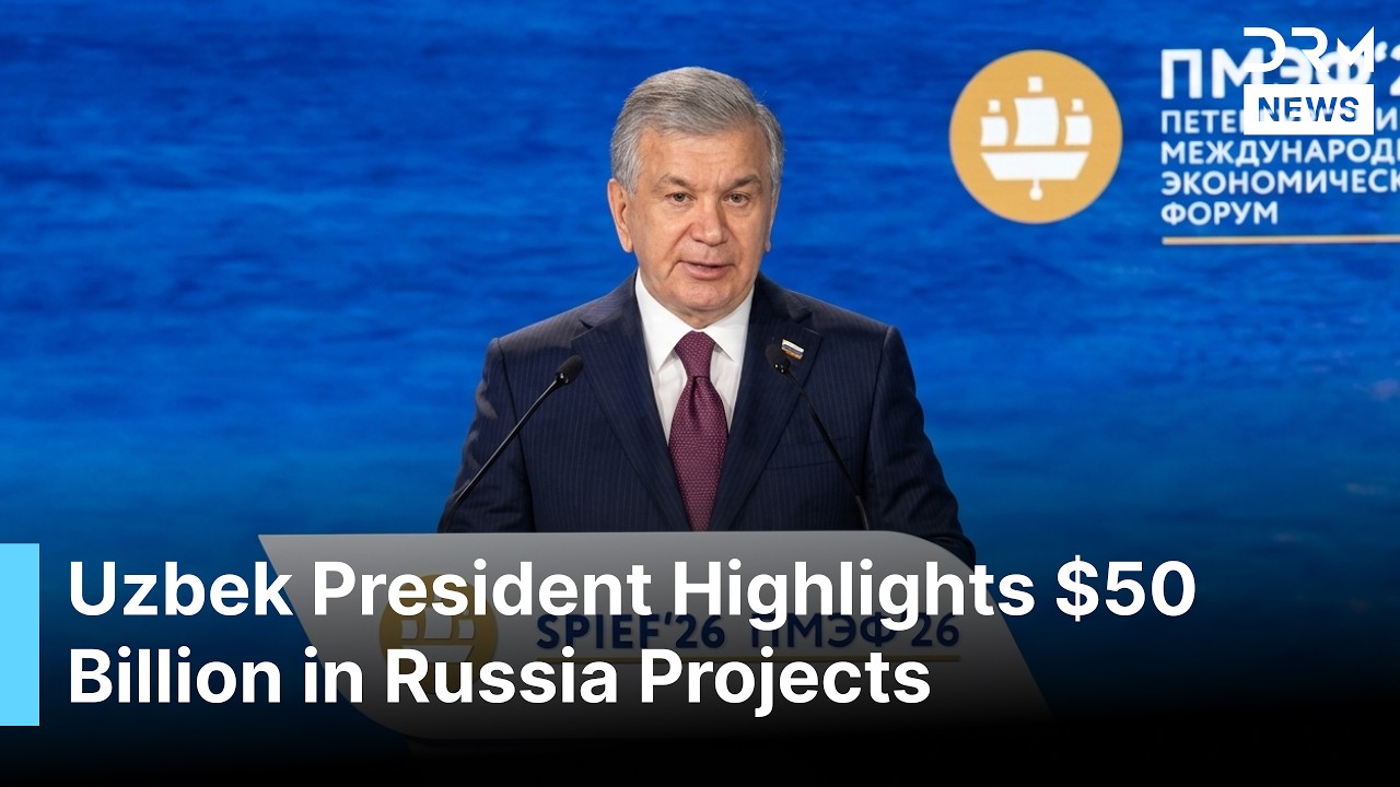 FULL SPEECH: Uzbek President Unveils Eurasian Tech Corridor & $50 Billion Russia Partnership | AC1G