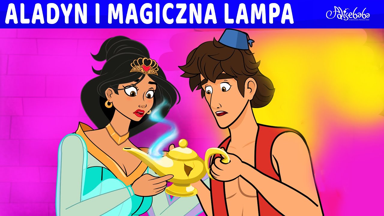 Aladyn i Magiczna Lampa ✨🧞‍♂️ Bajki po Polsku | Bajka i opowiadania na Dobranoc | Kreskówka