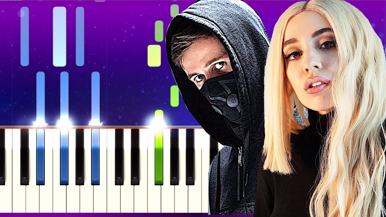 Alan Walker, Ava Max - Alone, Pt. II (Piano Tutorial)