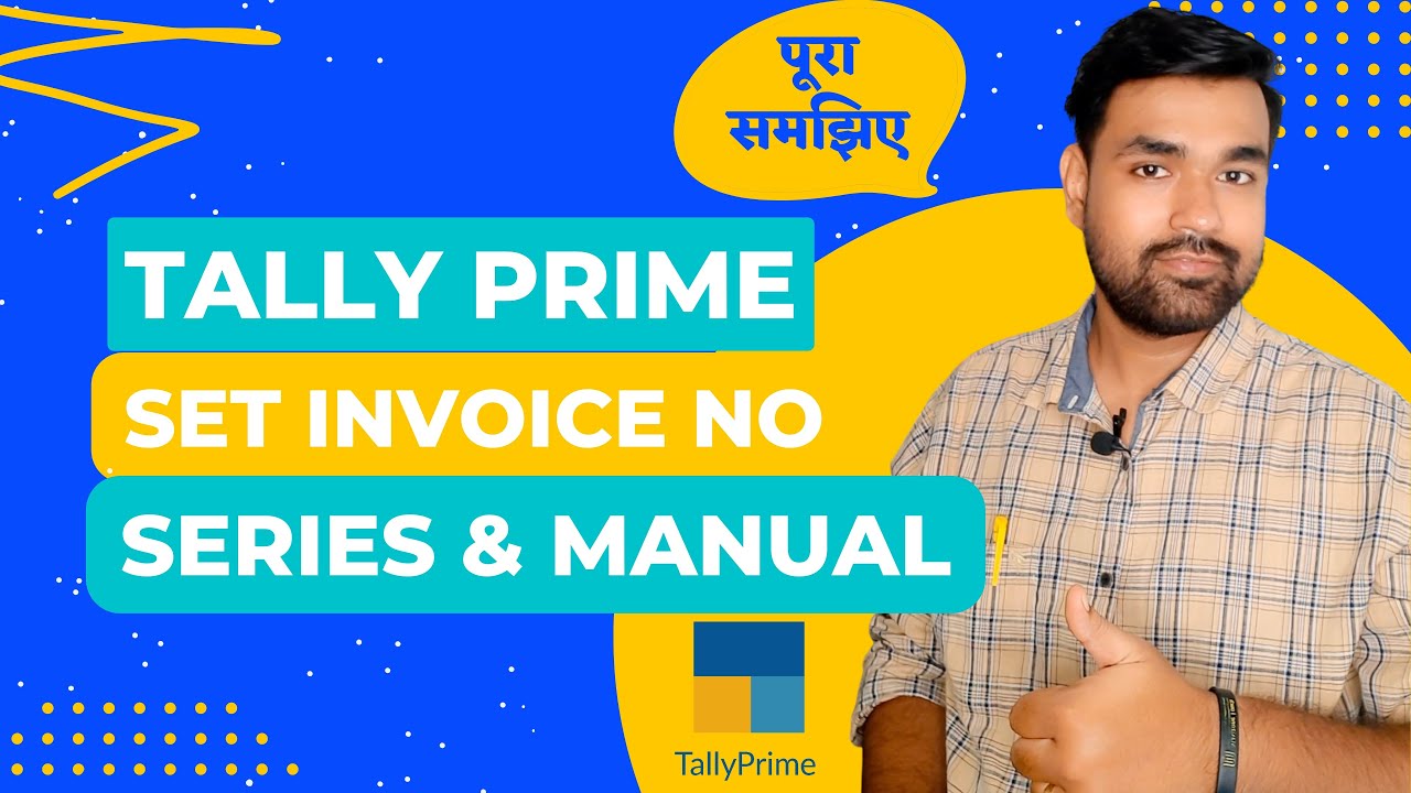 How to Change Invoice No From Automatic to Manual in TALLY PRIME | How to Set Manual Invoice No |