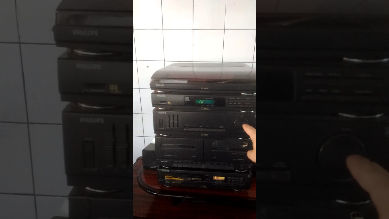 Som 3x1 Philips FP-9400 - Loja Genezini