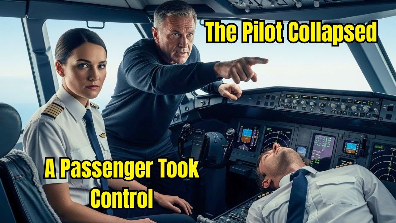 She Was Just a Passenger, Until the Pilot Collapsed at 35,000 Feet