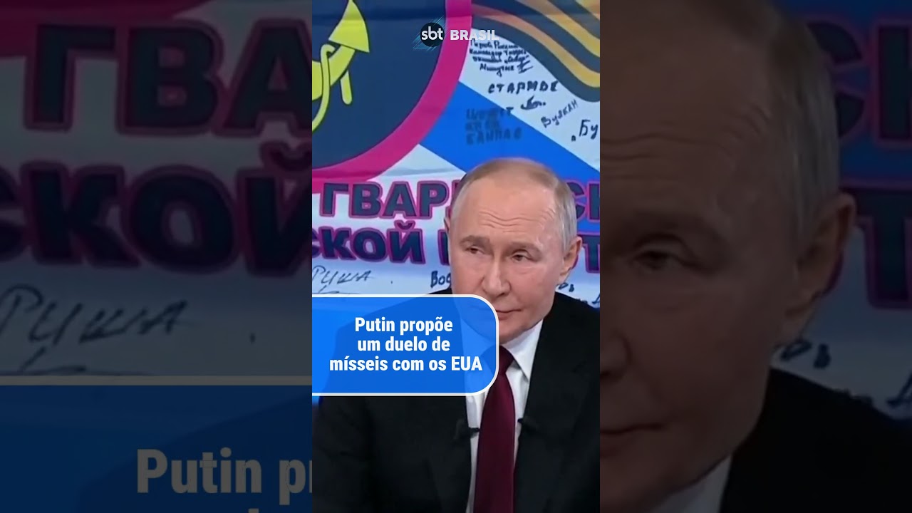Putin propõe duelo de mísseis entre contra os Estados Unidos | SBT Brasil (19/12/24)