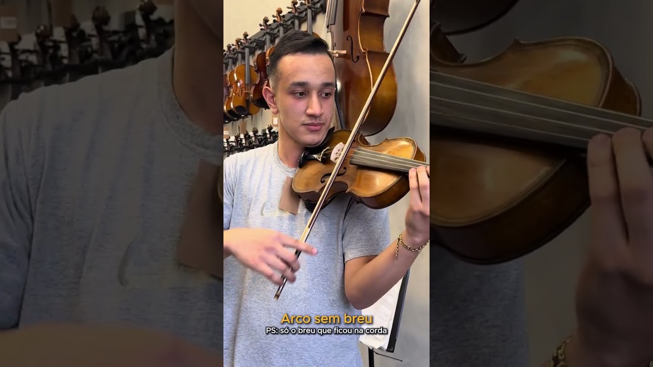 MEU VIOLINO CHEGOU SEM SOM 😱😤