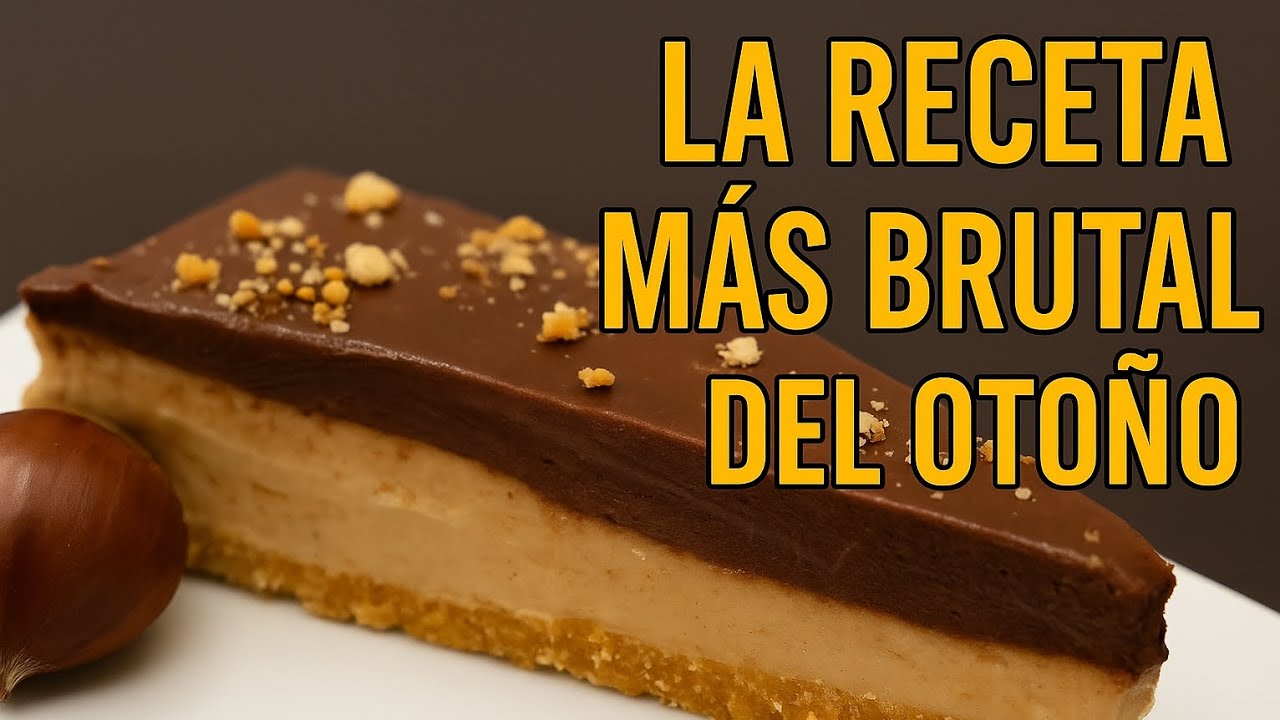 🌰🍫 TARTA DE CASTAÑAS Y CHOCOLATE: la receta MÁS BRUTAL del OTOÑO 😍✨