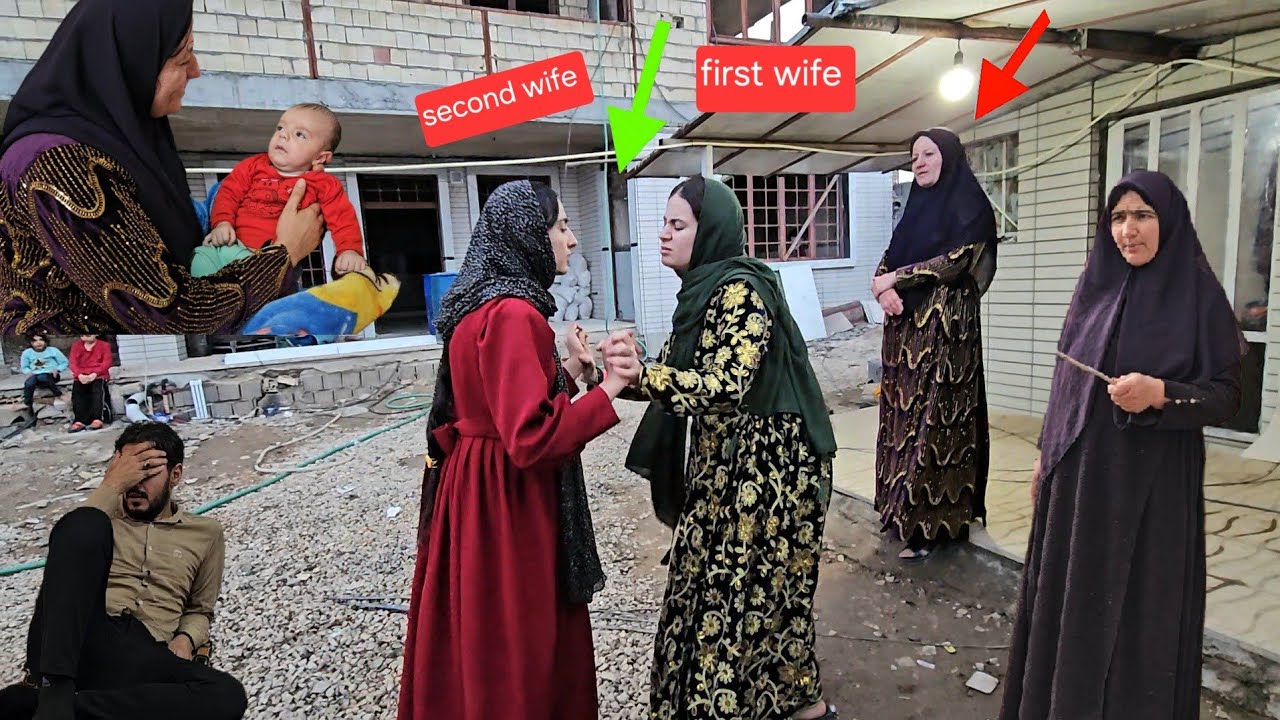 The husband attempt to remarry Zahra and the second wife opposition, nomadic life and building a hut