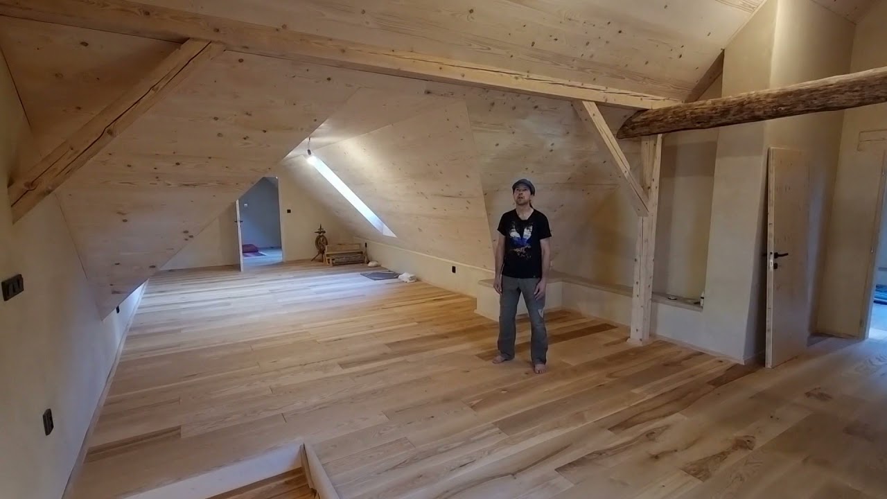 Podkroví plné přírodní inspirace