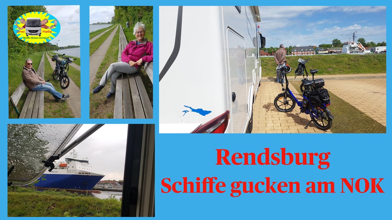 Nord-Ostsee-Kanal: Gute Aussicht vom Wohnmobil - Nr. 195