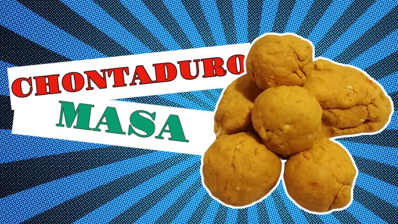 COMO HACER MASA DE CHONTADURO PARA PESCAR