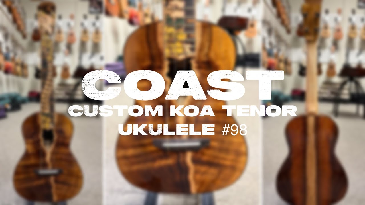 Coast Custom Koa Tenor Ukulele #98 at Aloha City Ukes