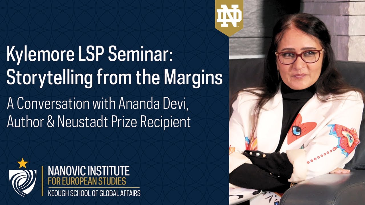 LSP Seminar 2025: Author Ananda Devi on Storytelling from the Margins