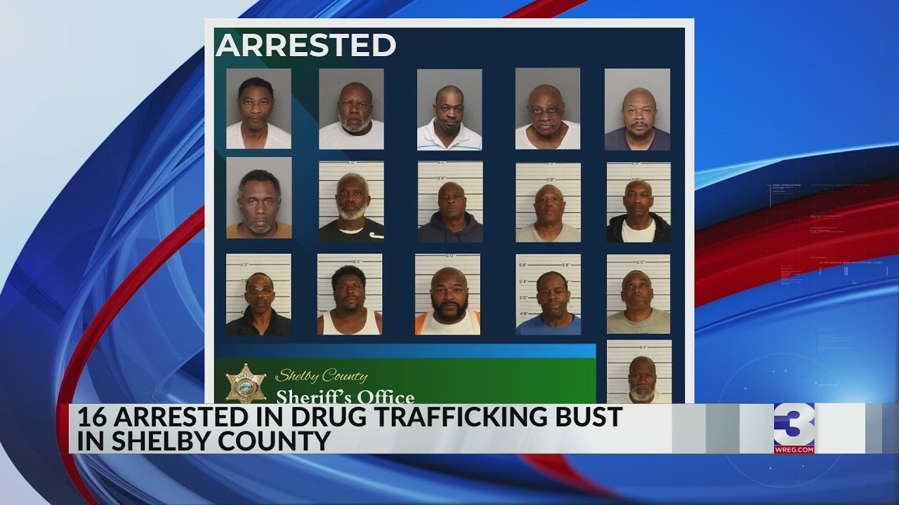 16 arrested in drug trafficking bust