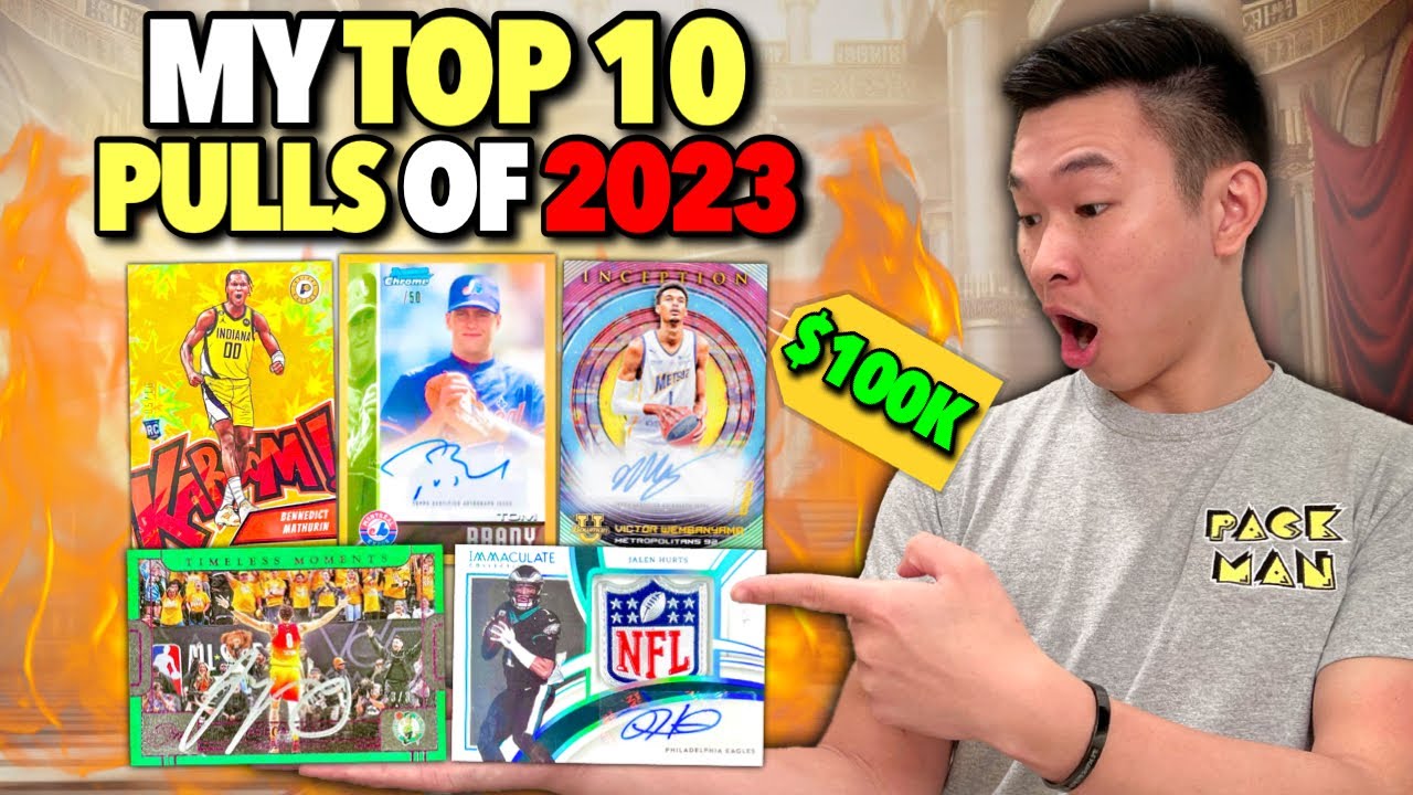 10 ЛУЧШИХ СПОРТИВНЫХ КАРТОЧЕК 2023 ГОДА (ПОТРАЧЕНО БОЛЕЕ 100 000 ДОЛЛАРОВ)! 😱🔥