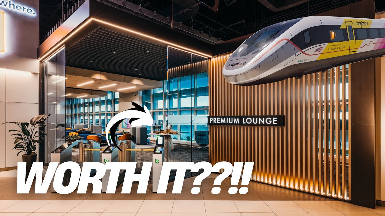 BRIGHTLINE PREMIUM LOUNGE ПРЕДЛОЖЕНИЯ В КАЧЕСТВЕ ЕДЫ! (ЗАВТРАК И УЖИН)