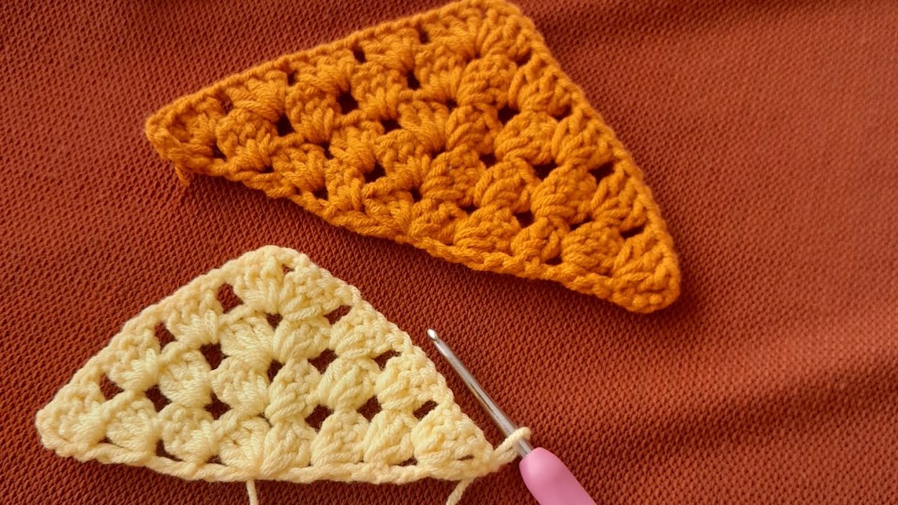 Yarım motif yapılışı